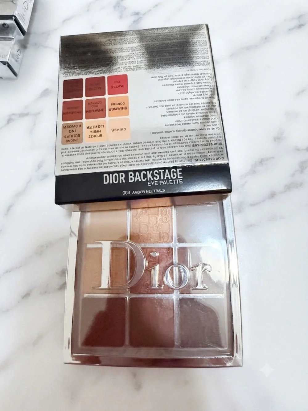 Dior Backstage Eyeshadow Palette — Warm Brown & Gold Tones